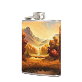 Herbstlandschaft Malerei-68754 Flachmann (Links)