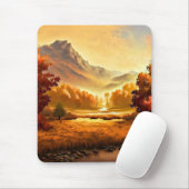Herbstlandschaft Malerei-68754 Mousepad (Mit Mouse)