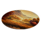 Herbstlandschaft Malerei-68754 Schneidebrett (Ecke)