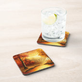 Herbstlandschaft Malerei-87546 Getränkeuntersetzer (Rechte Seite)