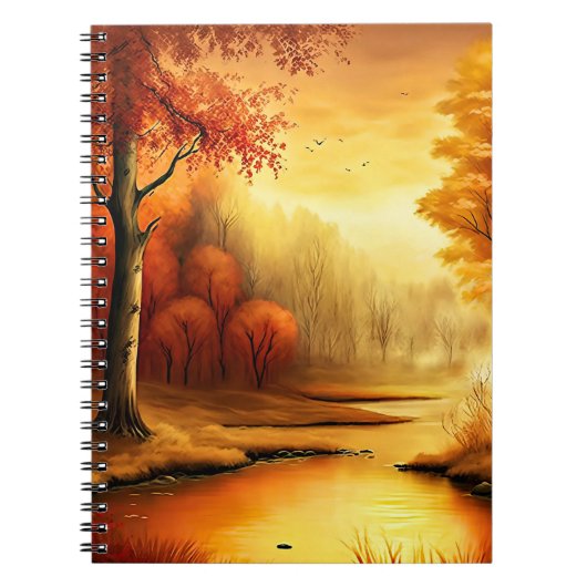 Herbstlandschaft Malerei-87546 Notizblock (Vorderseite)
