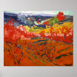 Herbstlandschaft Maurice de Vlaminck Poster