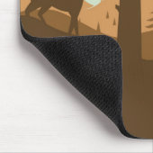 Herbstlandschaft-Mauspad Mousepad (Ecke)