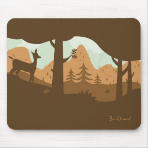 Herbstlandschaft-Mauspad Mousepad