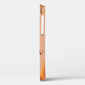 Herbstlandschaft mit abstrakter handgezeichneter E Case-Mate iPhone Hülle (Rückseite / Links)