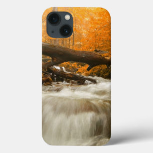 Herbstlandschaft mit Bäumen, Fluss und Sonne Case-Mate iPhone Hülle