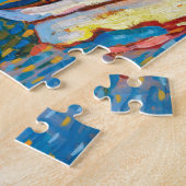 Herbstlandschaft mit Booten von Wassili Kandinsky Puzzle (Seite)