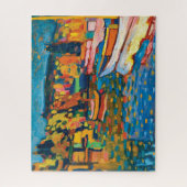 Herbstlandschaft mit Booten von Wassily Kandinsky Puzzle (Vertikal)