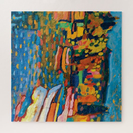 Herbstlandschaft mit Booten von Wassily Kandinsky Puzzle (Horizontal)