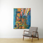 Herbstlandschaft mit Booten von Wassily Kandinsky Wandteppich (Beispiel)