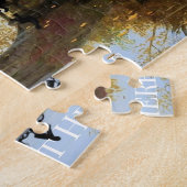 Herbstlandschaft mit Fluss Puzzle (Seite)