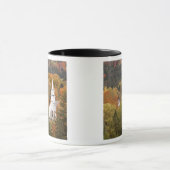 Herbstlandschaft mit Kirche, Vermont, USA Tasse (Zentrum)