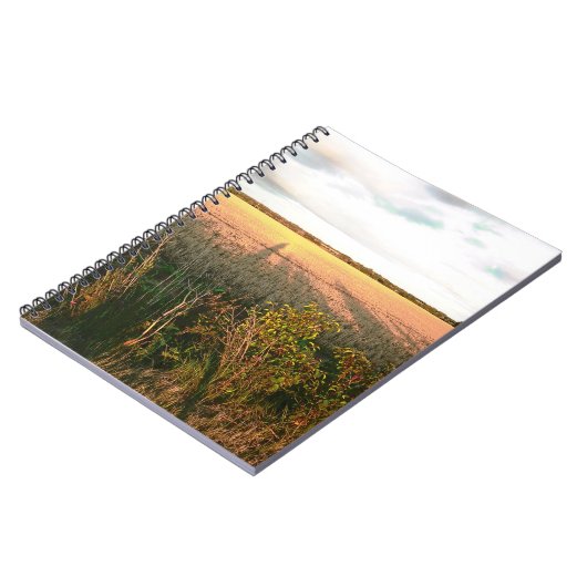 Herbstlandschaft mit rustikalen Farben Foto Art Notizblock (Linke Seite)