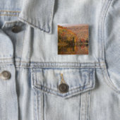 Herbstlandschaft mit See, Vermont, USA 2 Button (Beispiel)