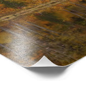 Herbstlandschaft mit See, Vermont, USA 2 Fotodruck (Ecke)