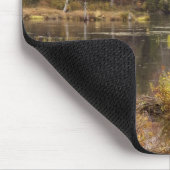 Herbstlandschaft mit See, Vermont, USA 3 Mousepad (Ecke)