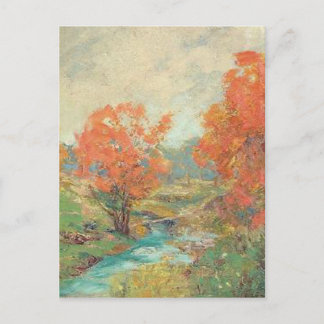 Herbstlandschaft - Mittlerer Westen, USA Postkarte