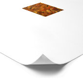 Herbstlandschaft Ölgemälde auf Leinwand - lebhaft Poster (Ecke)