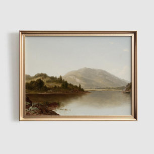 Herbstlandschaft Ölmalerei, druckbare Wandkunst, Poster
