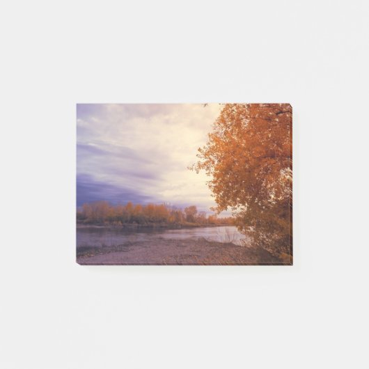 Herbstlandschaft Post-it Klebezettel (Vorderseite)