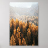 Herbstlandschaft Poster (Vorne)