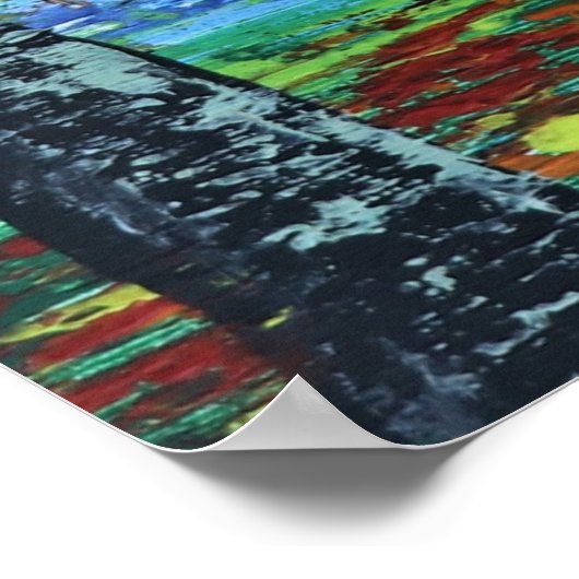 Herbstlandschaft Poster (Ecke)