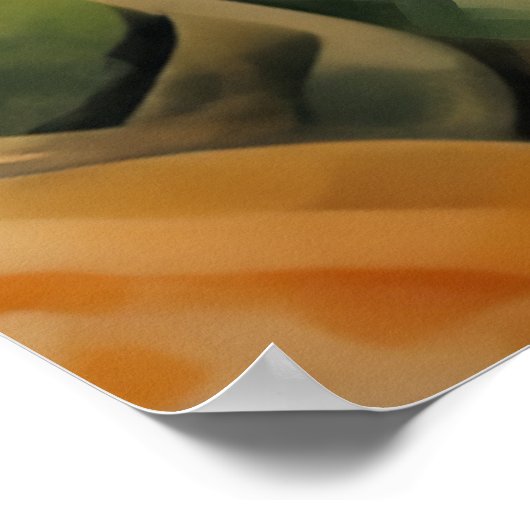 Herbstlandschaft Poster (Ecke)