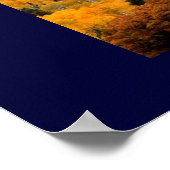 Herbstlandschaft Poster (Ecke)