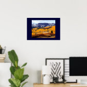 Herbstlandschaft Poster (Heimbüro)