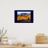 Herbstlandschaft Poster (Küche)