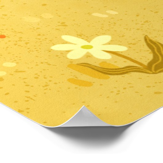 Herbstlandschaft Poster (Ecke)