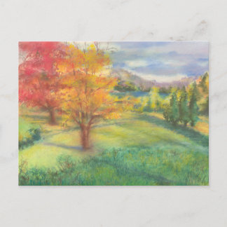 Herbstlandschaft Postkarte