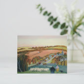 Herbstlandschaft Postkarte (Stehend Vorderseite)