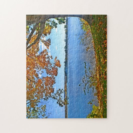 Herbstlandschaft Puzzle (Vertikal)