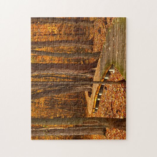 Herbstlandschaft Quebec. Puzzle (Vertikal)