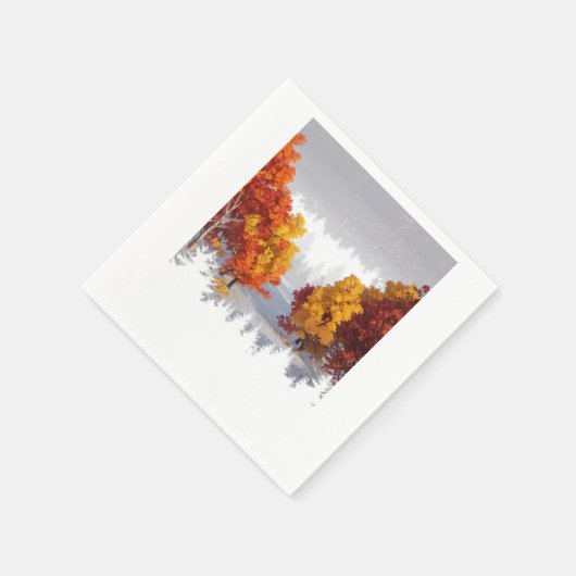 Herbstlandschaft Serviette (Ecke)