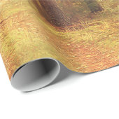 Herbstlandschaft, Sonnenstrahlen in den Vororten Geschenkpapier (Rolleneckpunkt)