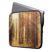 Herbstlandschaft, Sonnenstrahlen in den Vororten Laptopschutzhülle (Vorderseite Links)