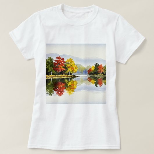 Herbstlandschaft T-Shirt (Design vorne)