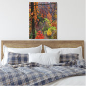 Herbstlandschaft ummantelt Canvas Leinwanddruck (Insitu (Schlafzimmer))