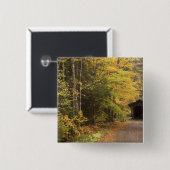 Herbstlandschaft, Vermont, USA 4 Button (Vorne & Hinten)