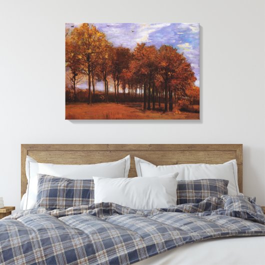 Herbstlandschaft, Vincent van Gogh Leinwanddruck (Insitu (Schlafzimmer))