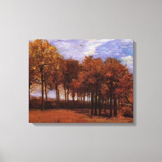 Herbstlandschaft, Vincent van Gogh Leinwanddruck (Vorderseite)