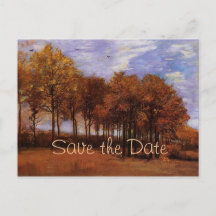 Herbstlandschaft von Van Gogh. Datum speichern