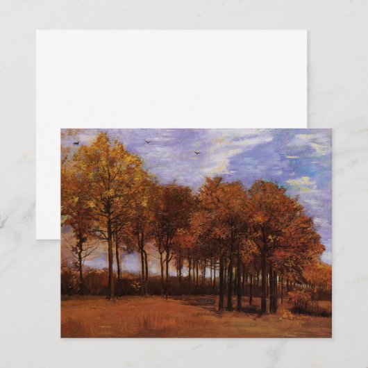 Herbstlandschaft von Vincent van Gogh (Vorne/Hinten)