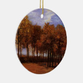 Herbstlandschaft von Vincent van Gogh Keramik Ornament (Rechts)
