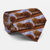 Herbstlandschaft von Vincent van Gogh Krawatte (Gerollt)
