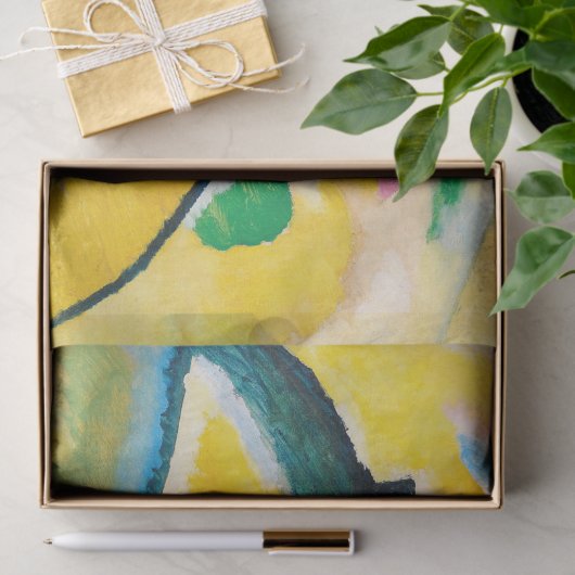 Herbstlandschaft von Wassily Kandinsky Seidenpapier (Geschenk)