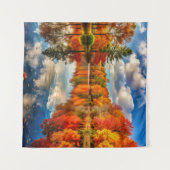 Herbstlandschaft Wandteppich (Vorderseite (Horizontal))