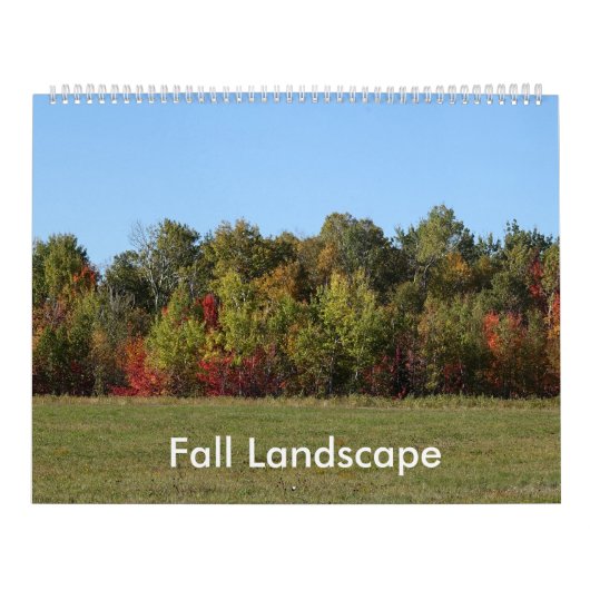 Herbstlandschaftsfotografie (groß) kalender (Titelbild)